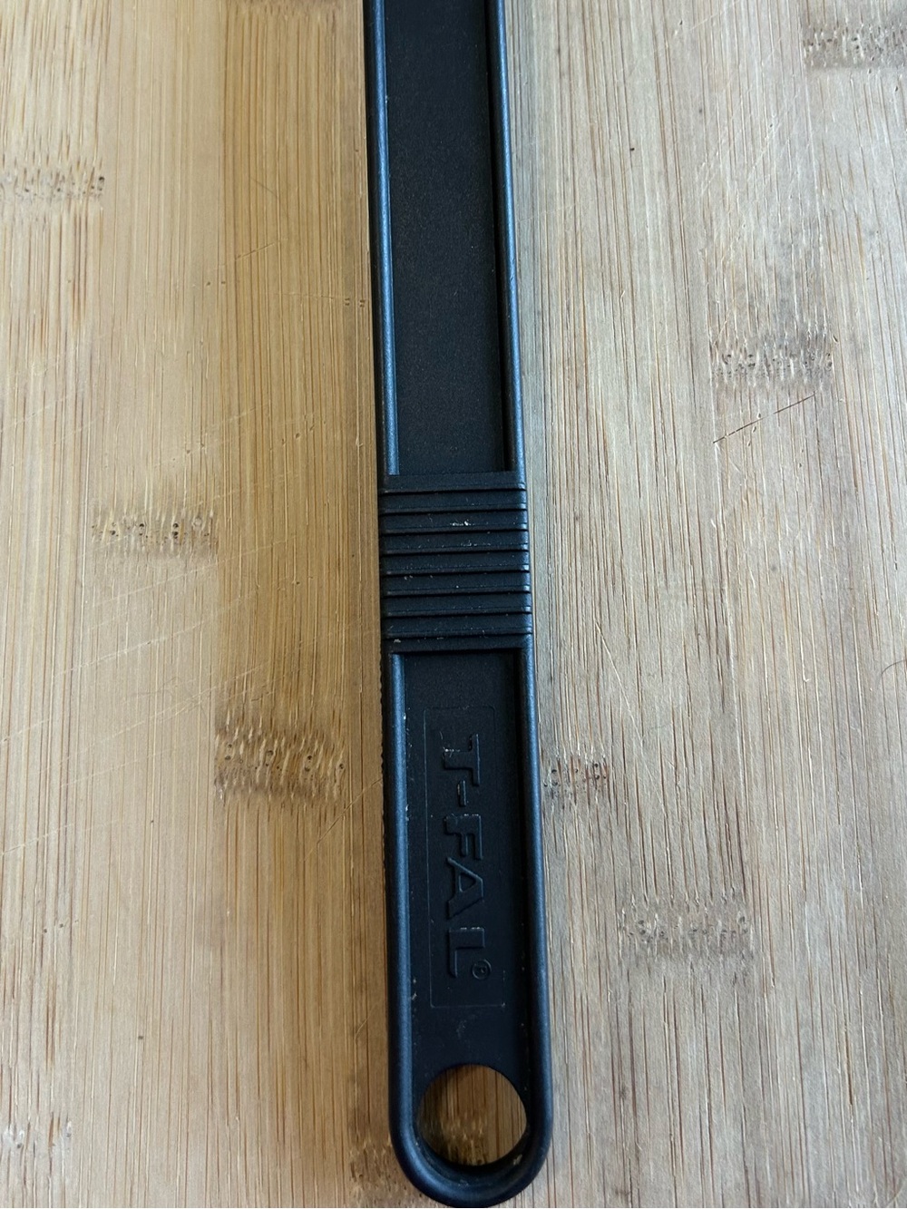 T-FAL Black Nylon Slotted Straining Spoon 12.5" Long Canada Made Great Condition - Picture 4 of 6